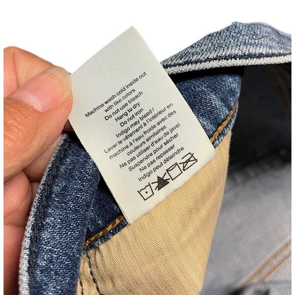 Rag & Bone Malibu With Holes  Fit 2 Slim Mens Jeans Sz 31x32 Blue Distressed - Picture 12 of 15